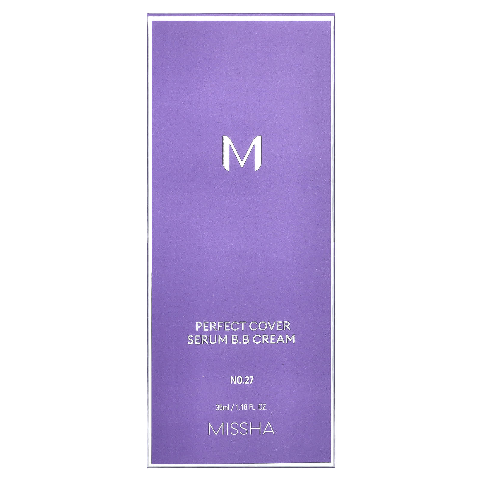 Missha, Perfect Cover Serum B.B Cream, No. 27 Honey Beige, 1.18 fl oz (35 ml) - Image 2