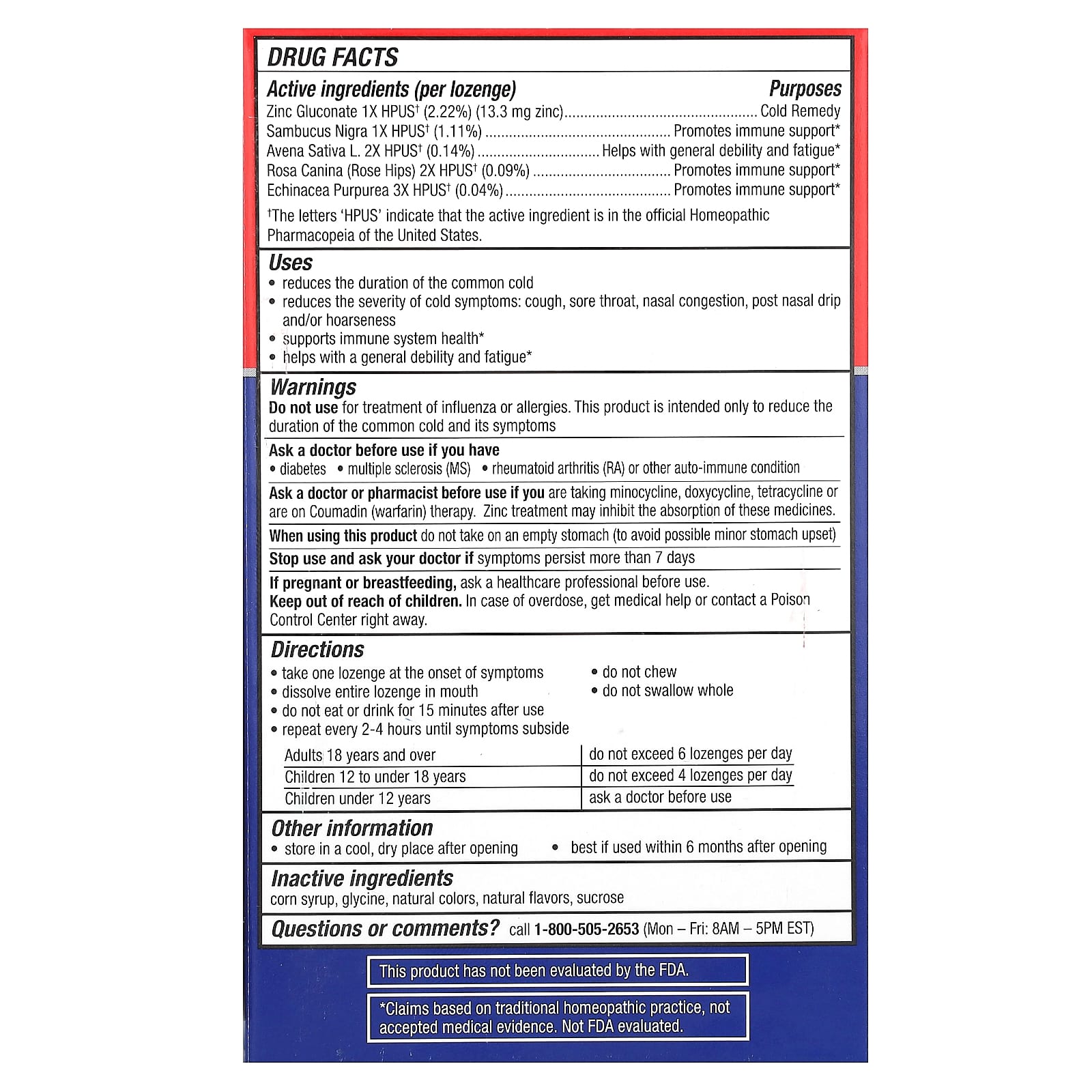 Cold Eeze Homeopathic Cold Remedy Lozenges for Fast Relief - Image 2