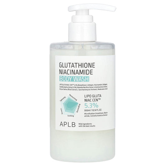 APLB Glutathione Niacinamide Body Wash, Moisturizing & Brightening (10.14 fl oz) - Image 1