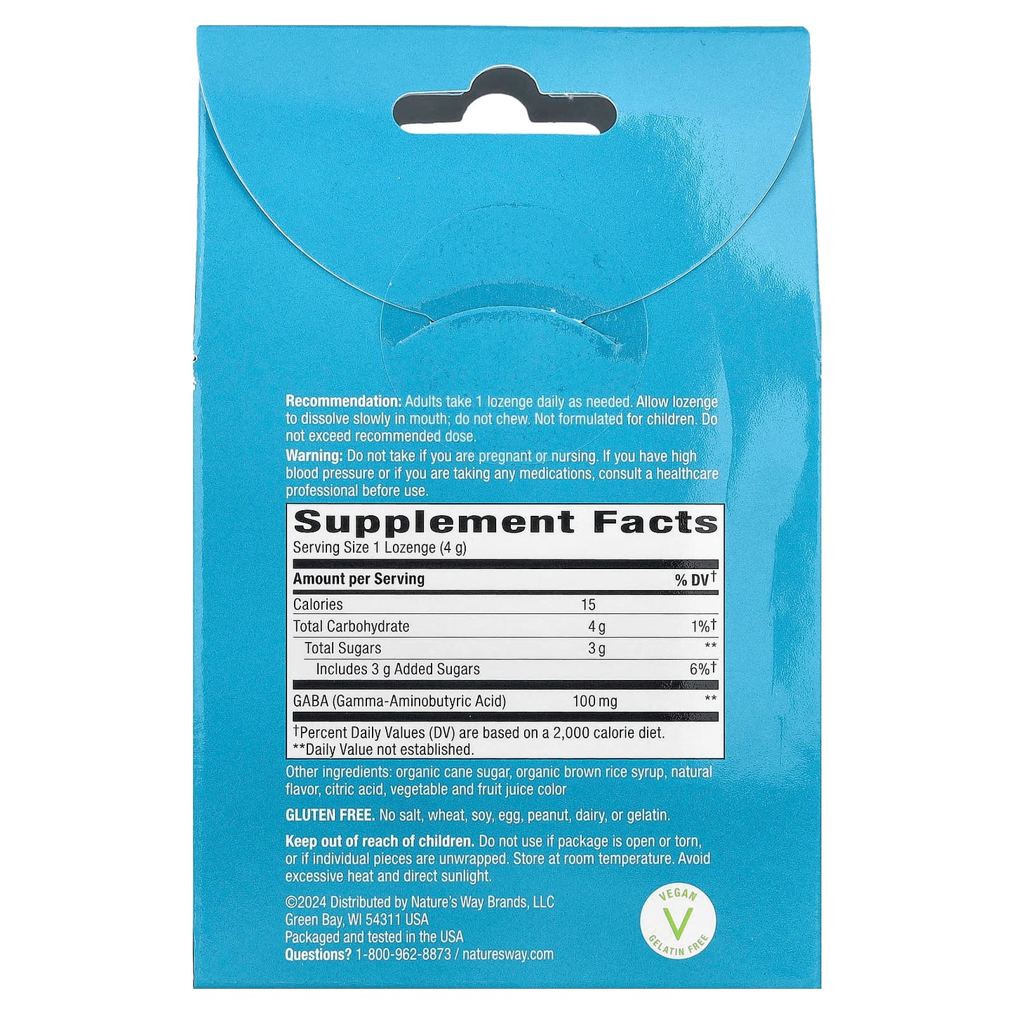 Nature's Way, Calm Drops Lozenges, Raspberry, 24 Lozenges - Image 2