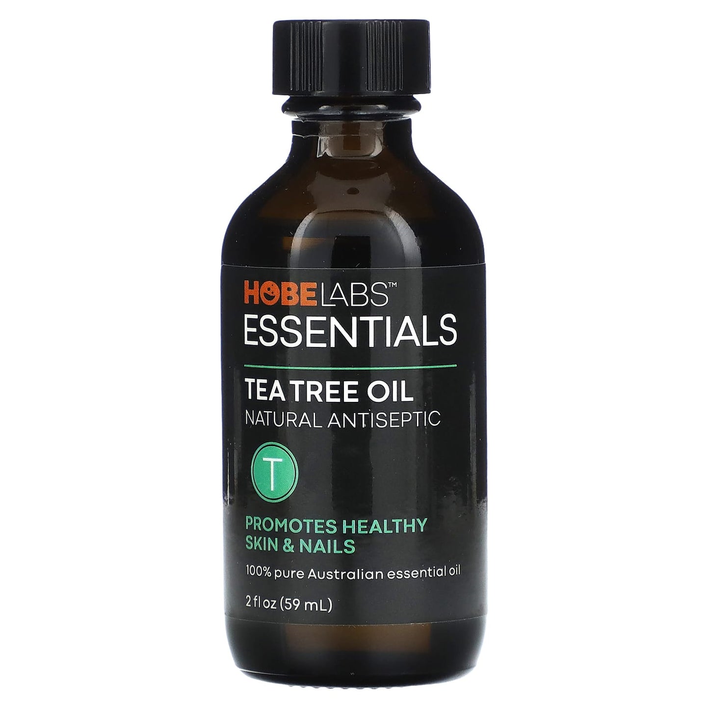 Tea Tree Oil by Hobe Labs - Natural Antiseptic for Healthy Skin & Nails - Image 1