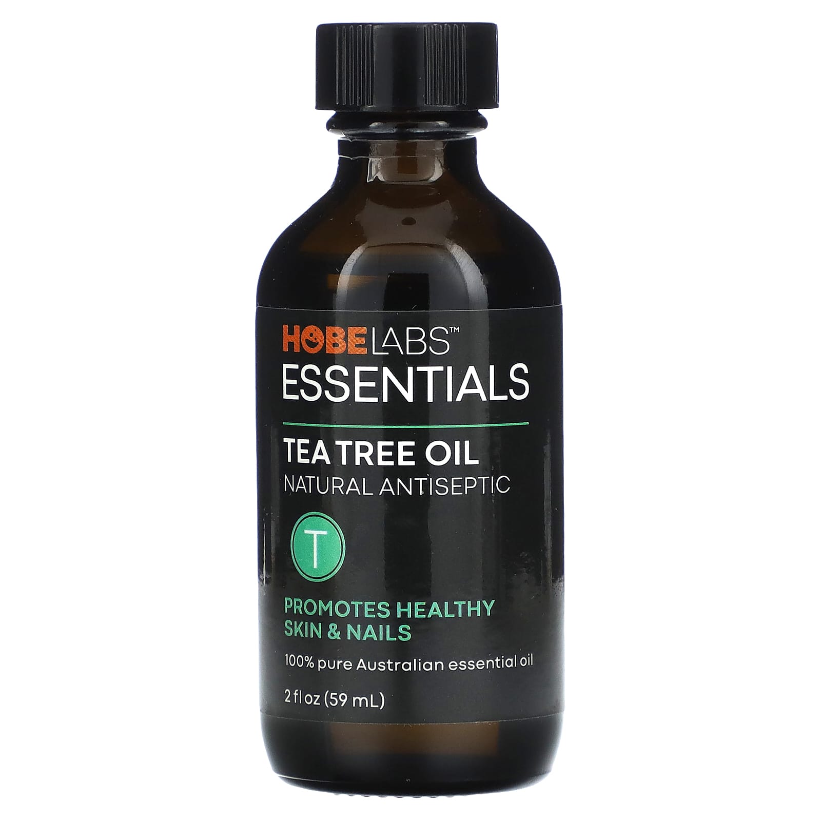 Tea Tree Oil by Hobe Labs - Natural Antiseptic for Healthy Skin & Nails - Image 1