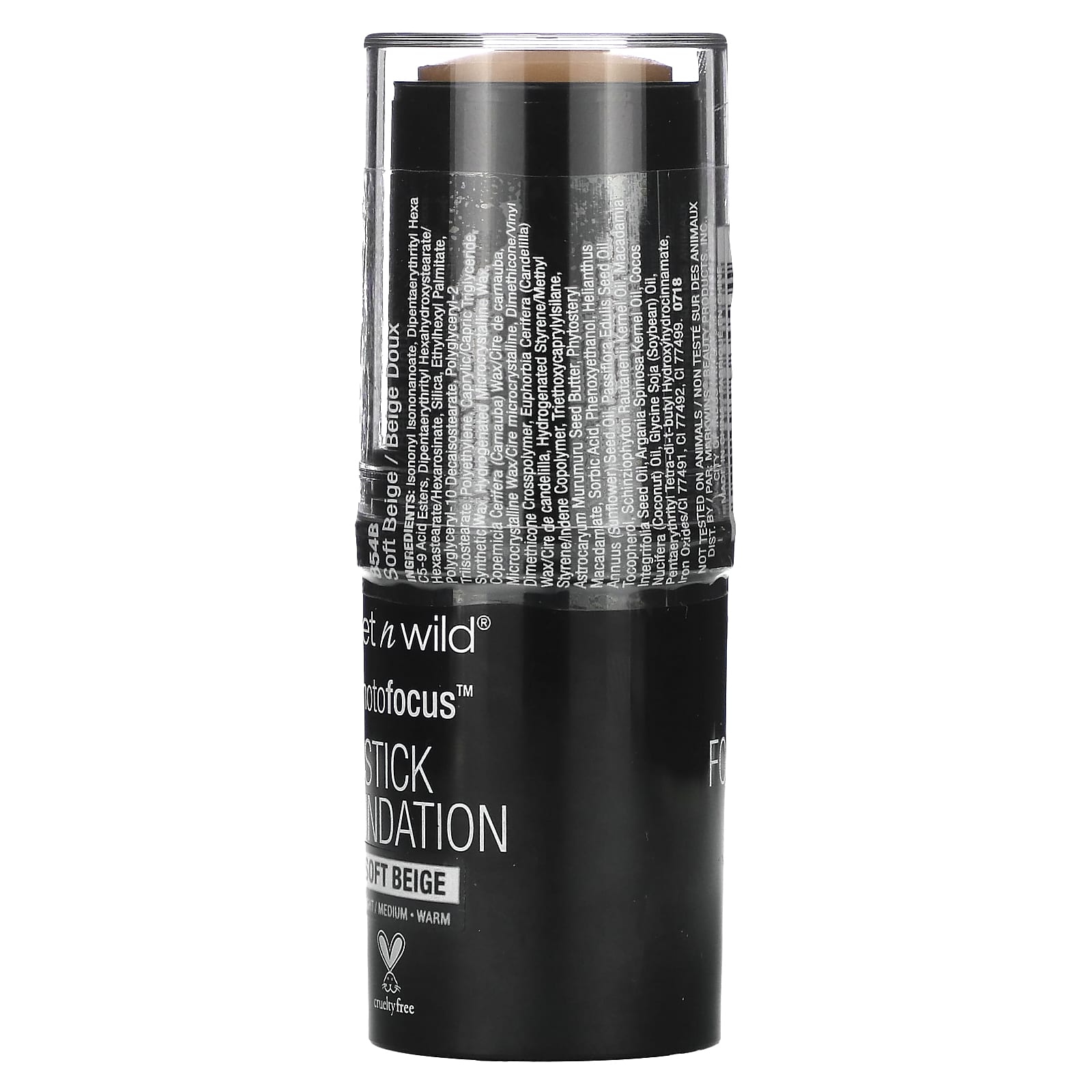 wet n wild, PhotoFocus, Stick Foundation, 854B Soft Beige, 1 Stick - Image 2