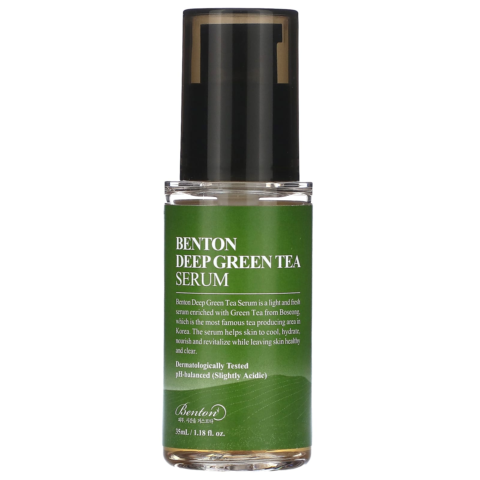 Benton Deep Green Tea Serum for Glowing Skin, 1.18 fl oz - Image 1