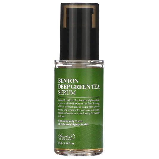 Benton Deep Green Tea Serum for Glowing Skin, 1.18 fl oz - Image 1
