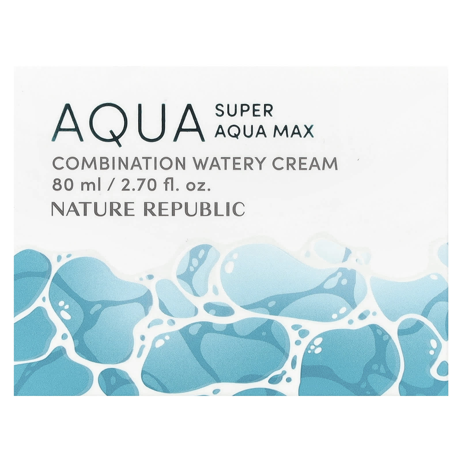 Nature Republic, Super Aqua Max, Combination Watery Cream, 2.7 fl oz (80 ml) - Image 2