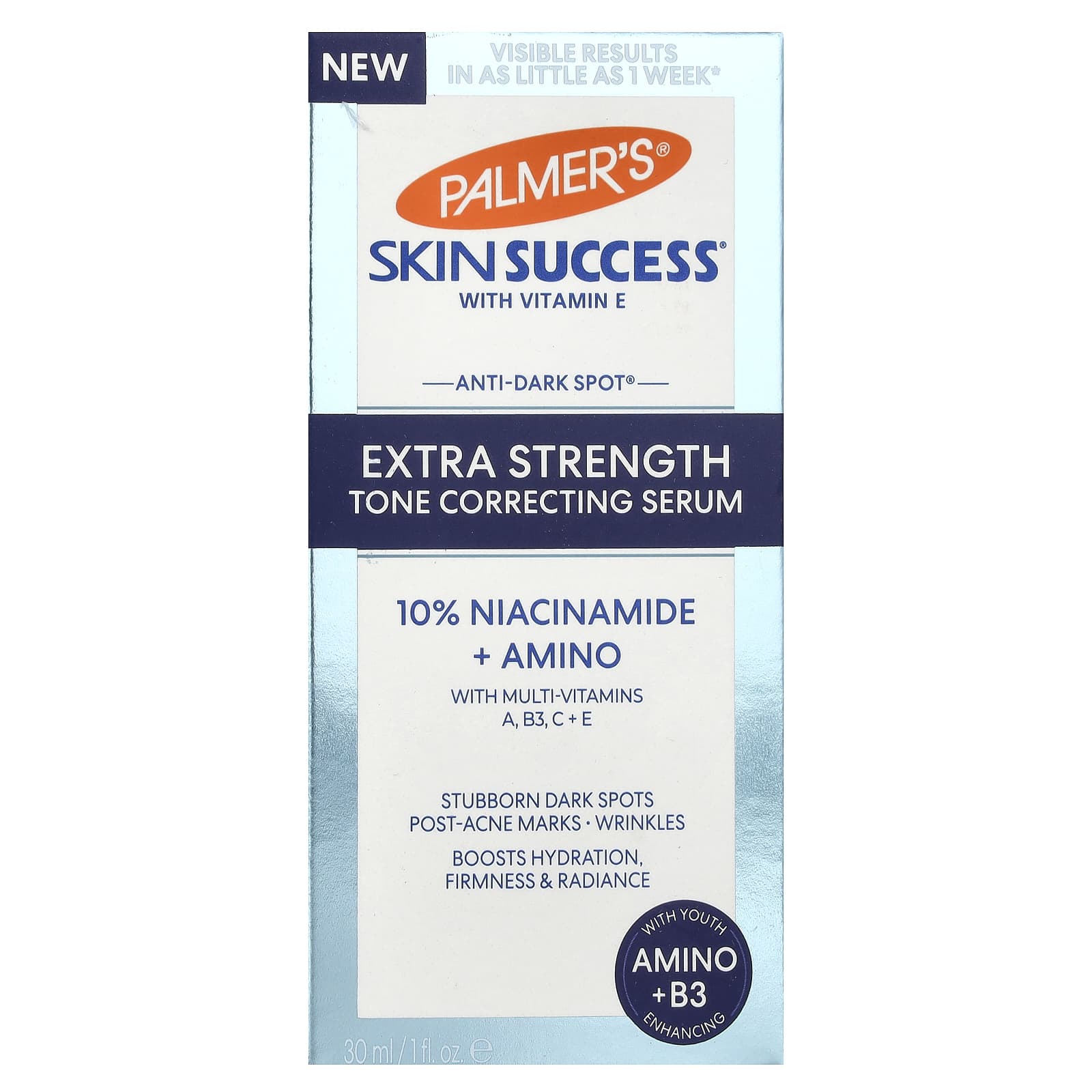 Palmer's, Skin Success® with Vitamin E, Extra Strength Tone Correcting Serum, 1 fl oz (30 ml) - Image 2
