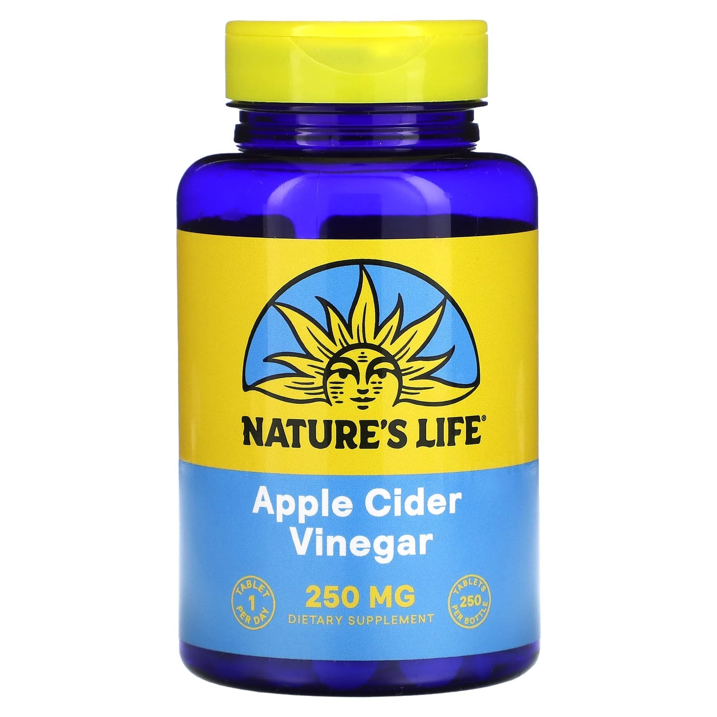 Nature's Life, Apple Cider Vinegar, 250 mg, 250 Tablets - Image 1
