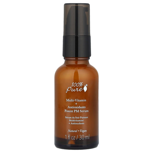 100% Pure PM Serum with Multi-Vitamins & Antioxidants 1fl oz - Image 1