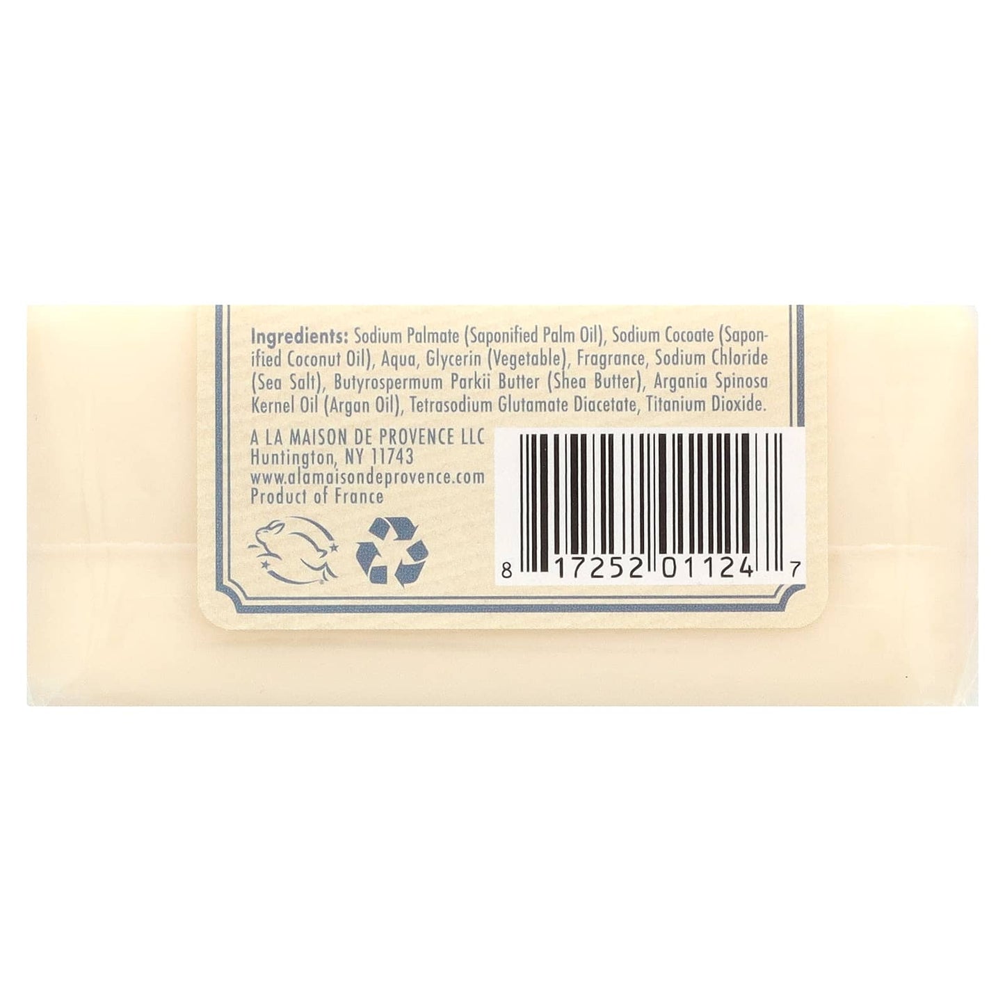 French Hand & Body Soap Bar with Shea Butter & Argan Oil - 8.8 oz - Image 2