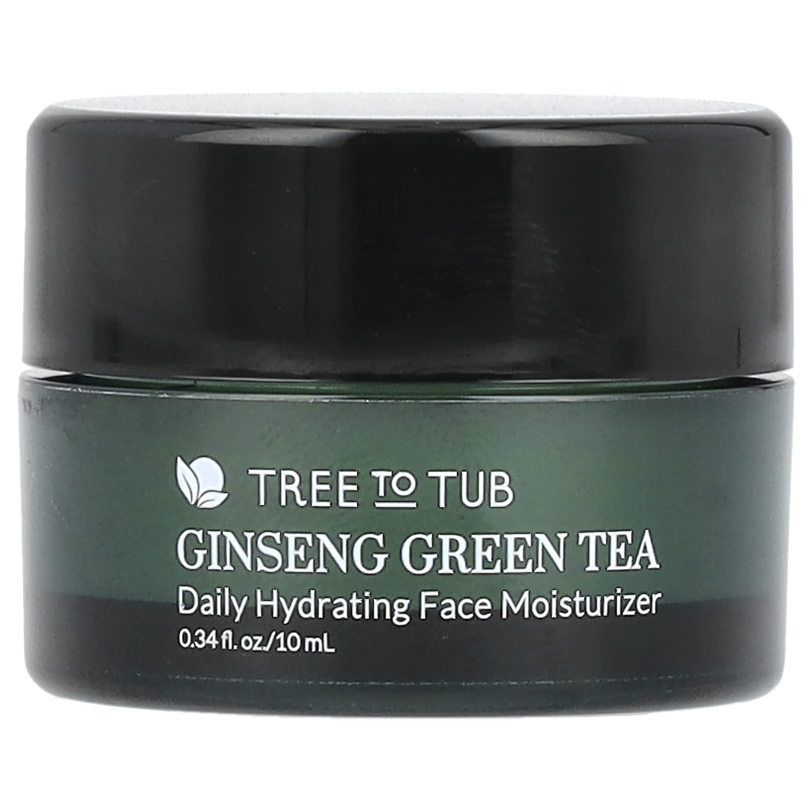 Tree To Tub, Ginseng Green Tea, Daily Hydrating Face Moisturizer, 0.34 fl oz (10 ml) - Image 1