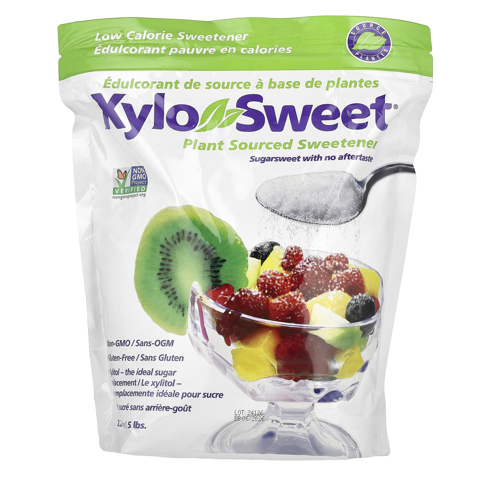 Xlear, XyloSweet®, Plant Sourced Sweetener, 5 lbs (2.27 kg) - Image 1