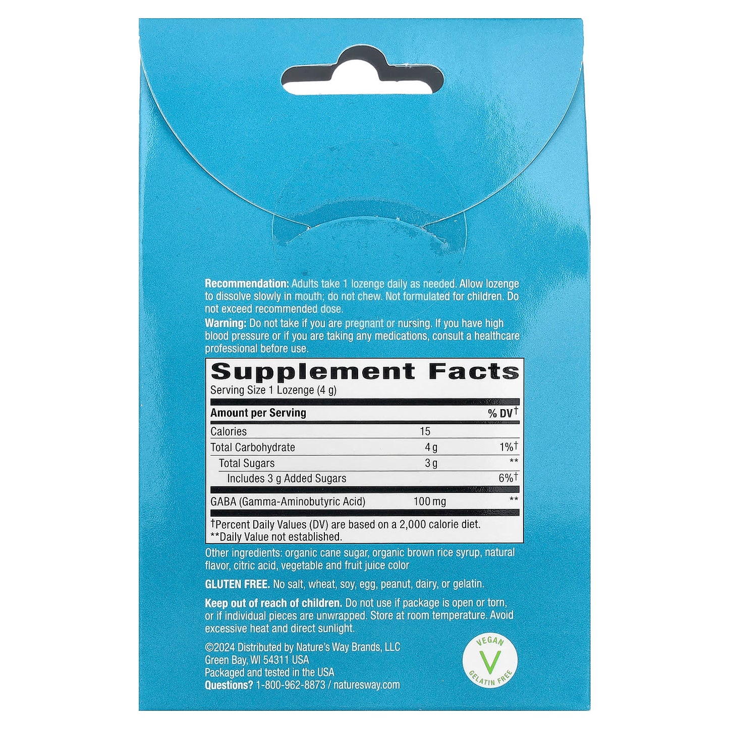Nature's Way, Calm Drops Lozenges, Cherry , 24 Lozenges - Image 2