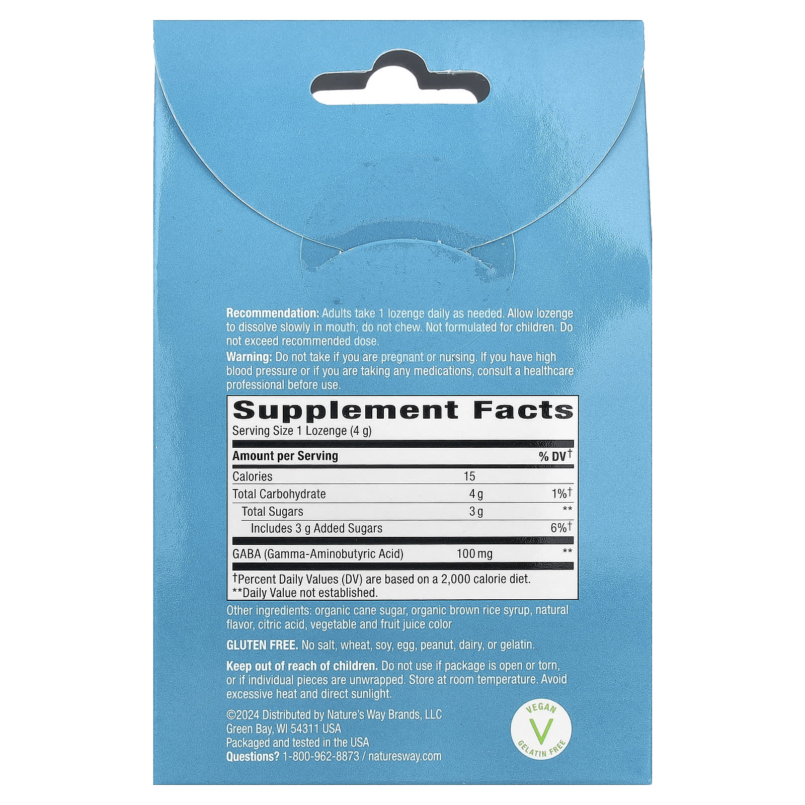 Nature's Way, Calm Drops Lozenges, Cherry , 24 Lozenges - Image 2