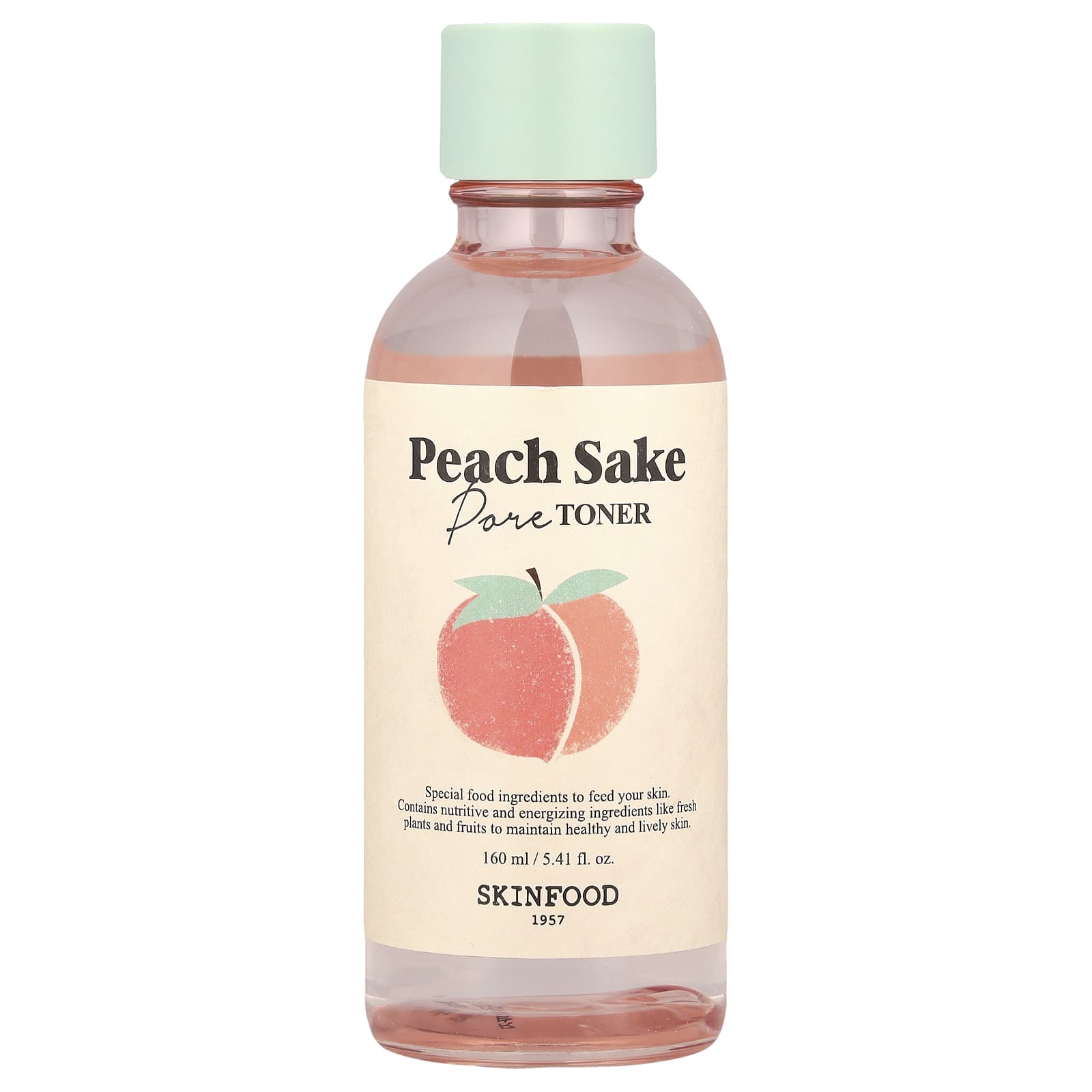 SKINFOOD, Peach Sake Pore Toner, 5.41 fl oz (160 ml) - Image 1