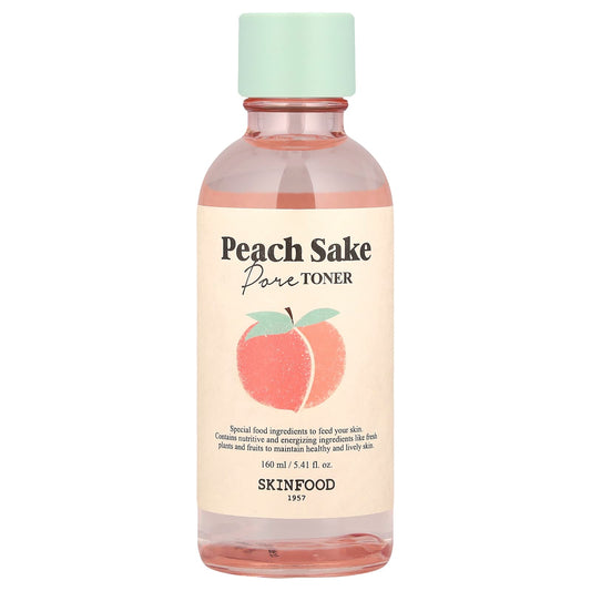 SKINFOOD, Peach Sake Pore Toner, 5.41 fl oz (160 ml) - Image 1