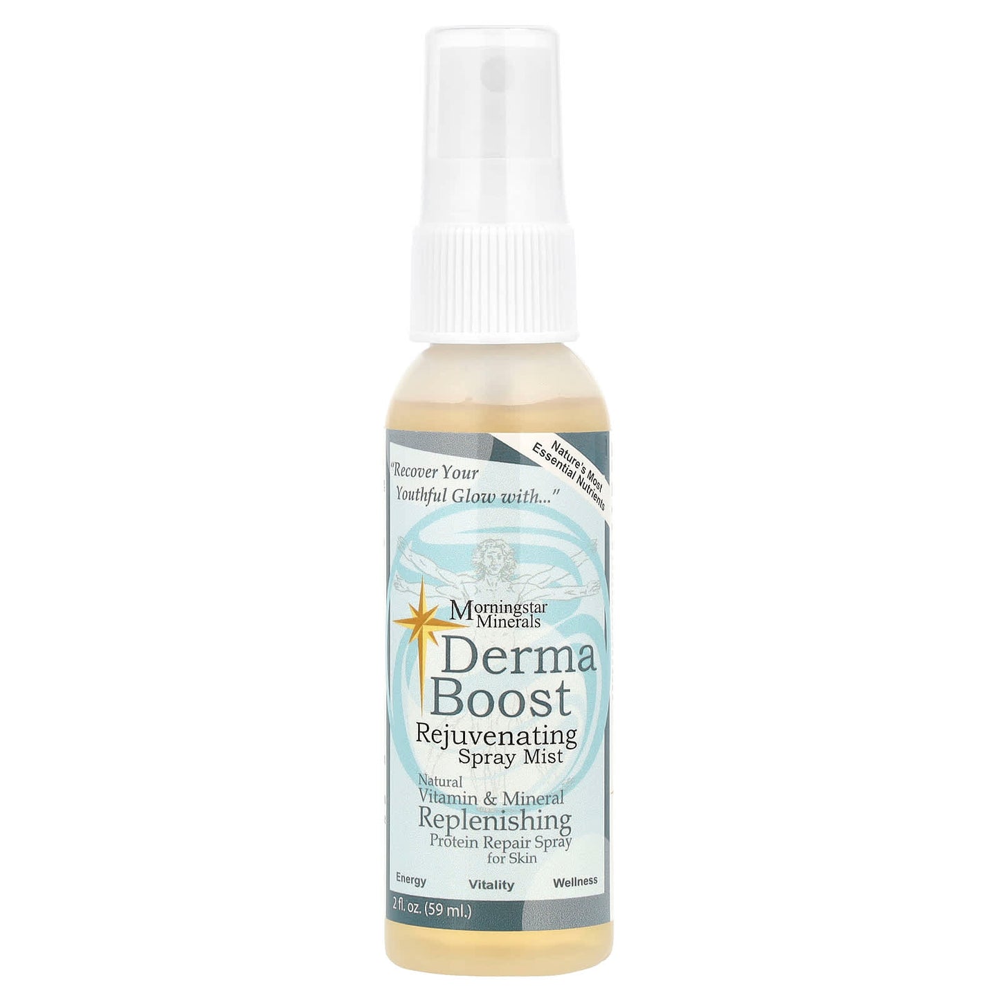 Morningstar Minerals, Derma Boost Rejuvenating Spray Mist, 2 fl oz (59 ml) - Image 1
