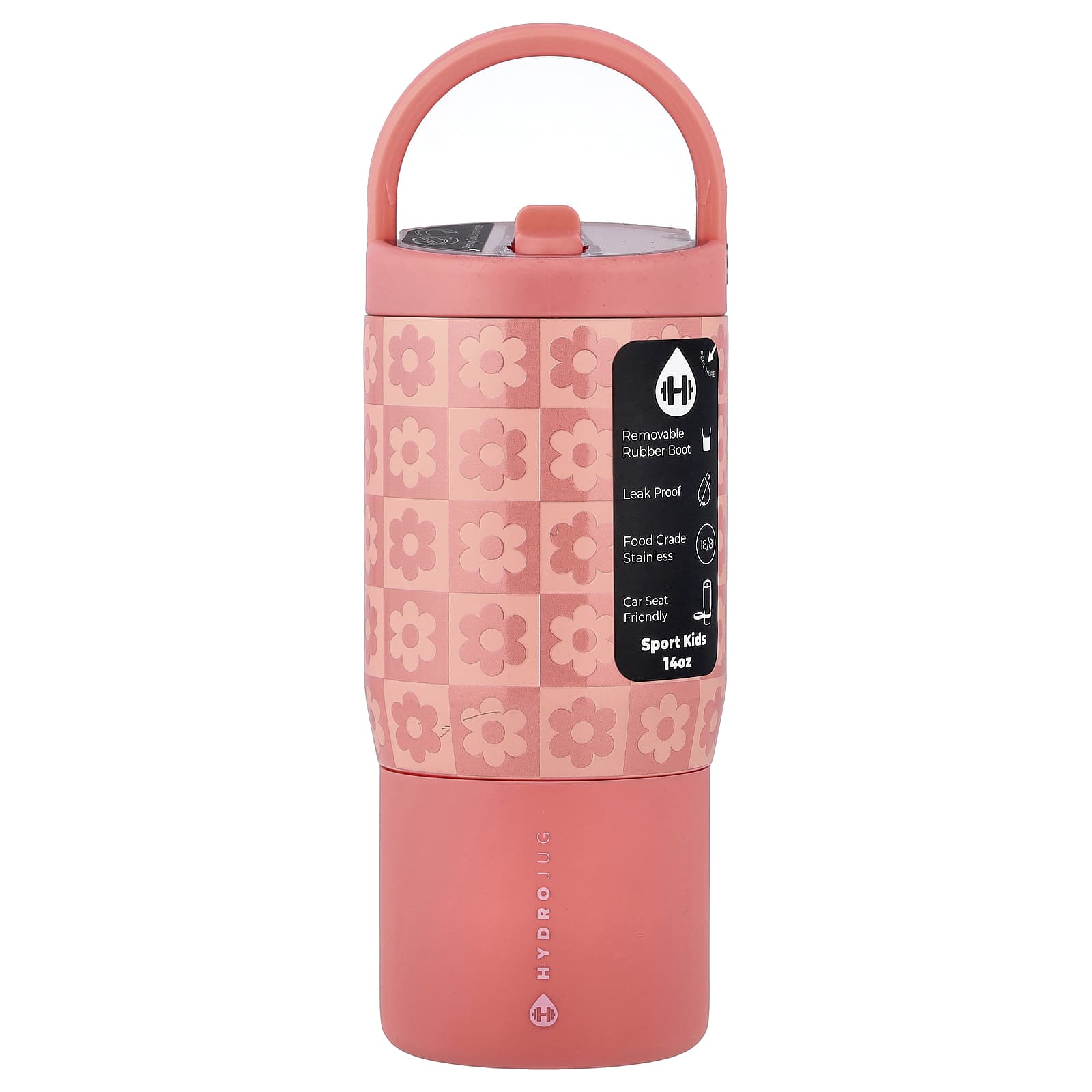 HydroJug Sport Kids Bottle - Leak-Proof, BPA-Free, 14 oz - Image 1