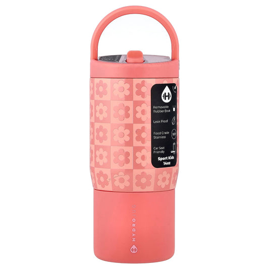 HydroJug Sport Kids Bottle - Leak-Proof, BPA-Free, 14 oz - Image 1