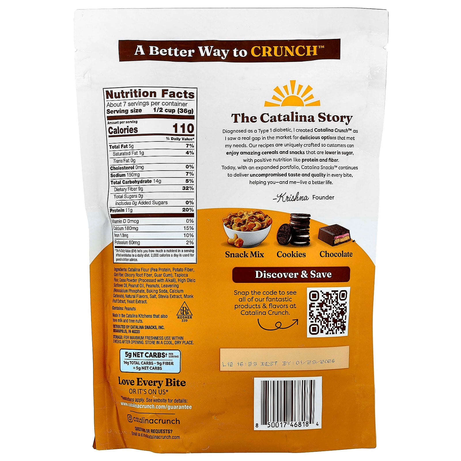 Keto Chocolate Peanut Butter Cereal by Catalina Crunch - Gluten Free & Low Carb - Image 2