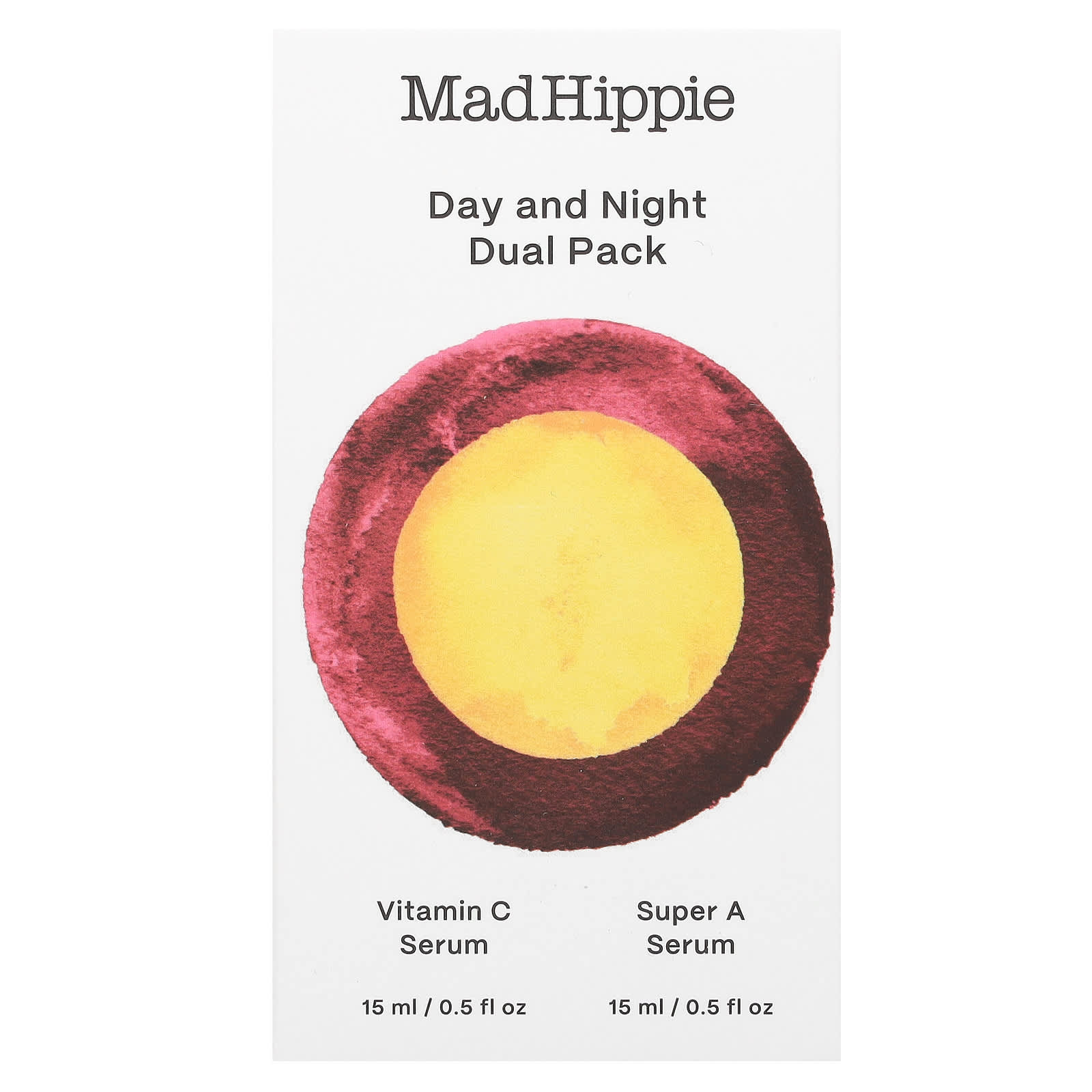 Mad Hippie, Day & Night Dual Pack, Vitamin C & Super A Serum, 2 Bottles, 0.5 fl oz (15 ml) Each - Image 2