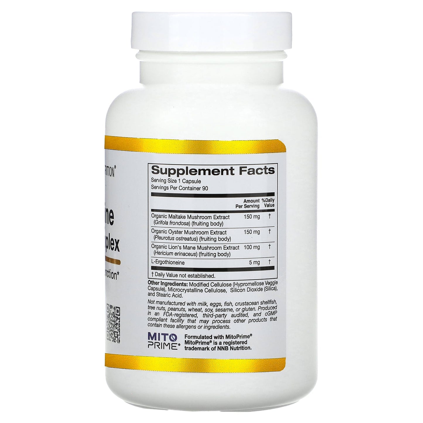 Boost Immunity & Cognitive Health with California Gold Nutrition Ergothioneine Complex - Image 2