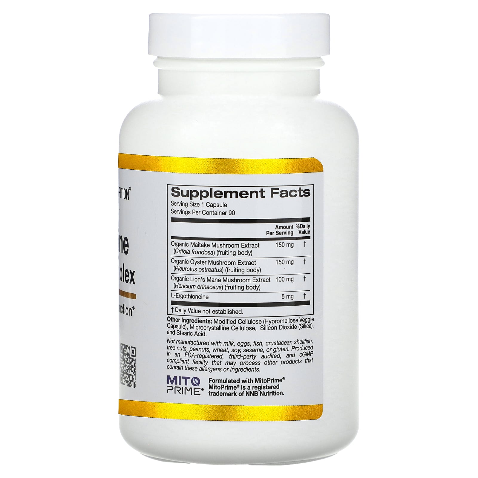Boost Immunity & Cognitive Health with California Gold Nutrition Ergothioneine Complex - Image 2