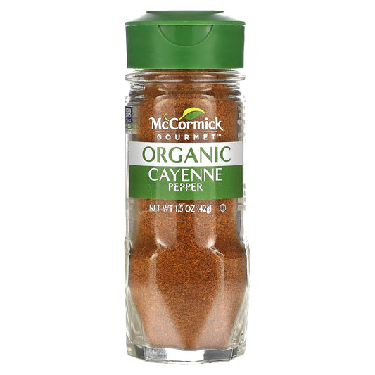 McCormick Gourmet, Organic Cayenne Pepper, 1.5 oz (42 g) - Image 1