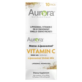 Liposomal Vitamin C Drink Mix by Aurora Nutrascience - 10 Packets