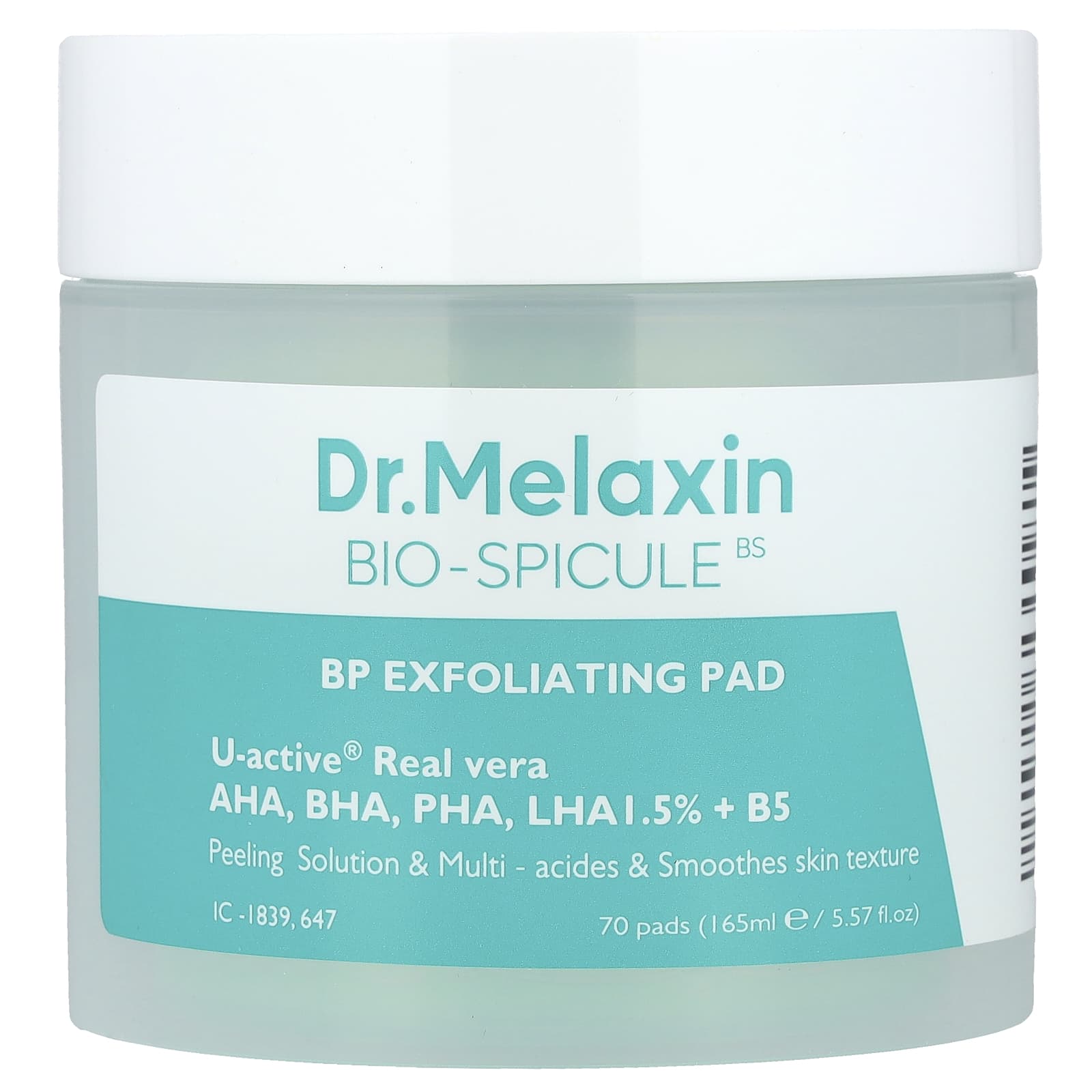 Exfoliating Face Pad by Dr.Melaxin - Bio-Spicule Peel & Smooth Skin - Image 1