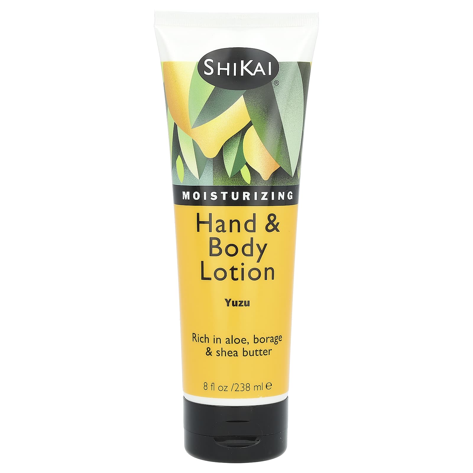 Shikai, Moisturizing Hand & Body Lotion, Yuzu, 8 fl oz (238 ml) - Image 1