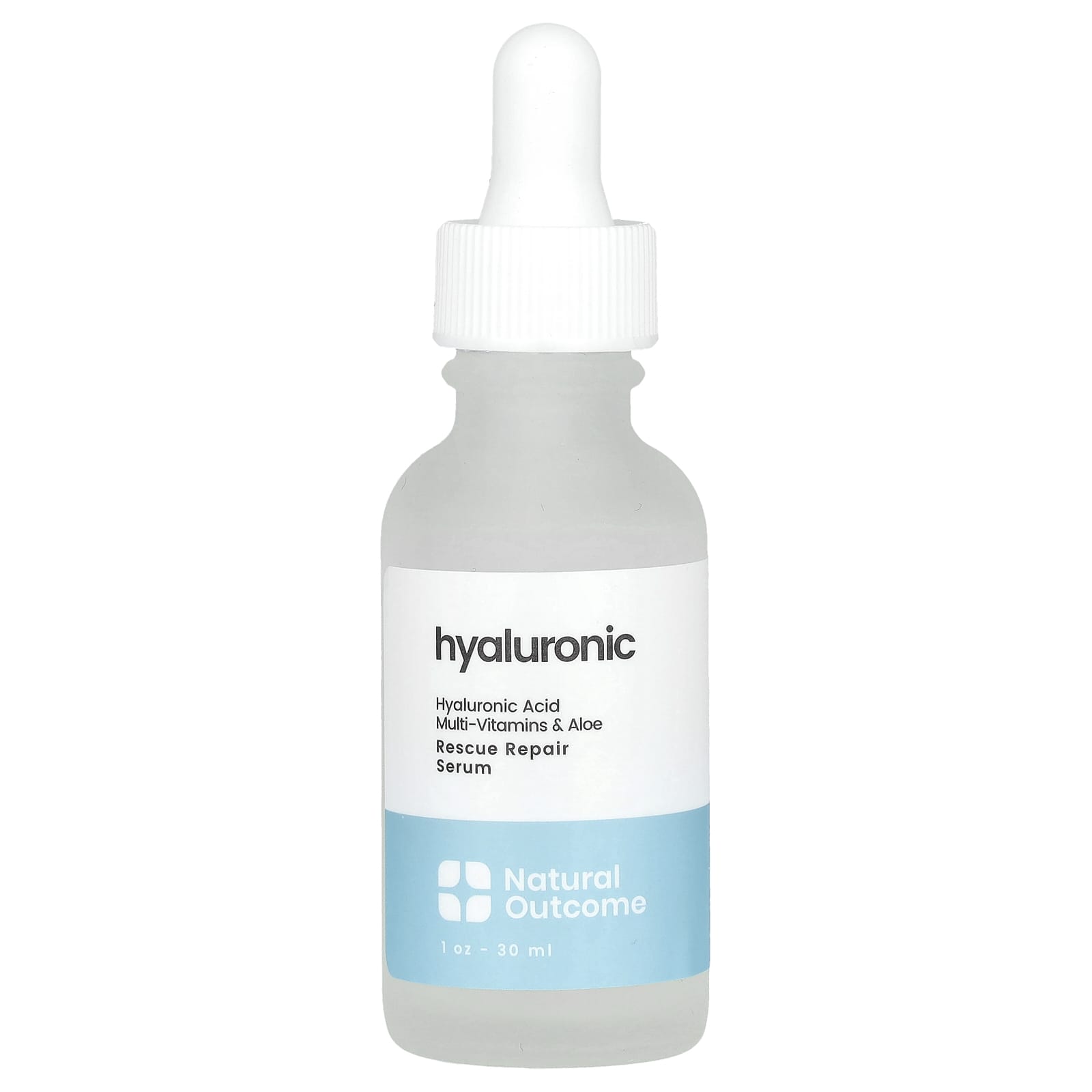 Natural Outcome, Hyaluronic, Rescue Repair Serum, Fragrance Free, 1 oz (30 ml) - Image 1
