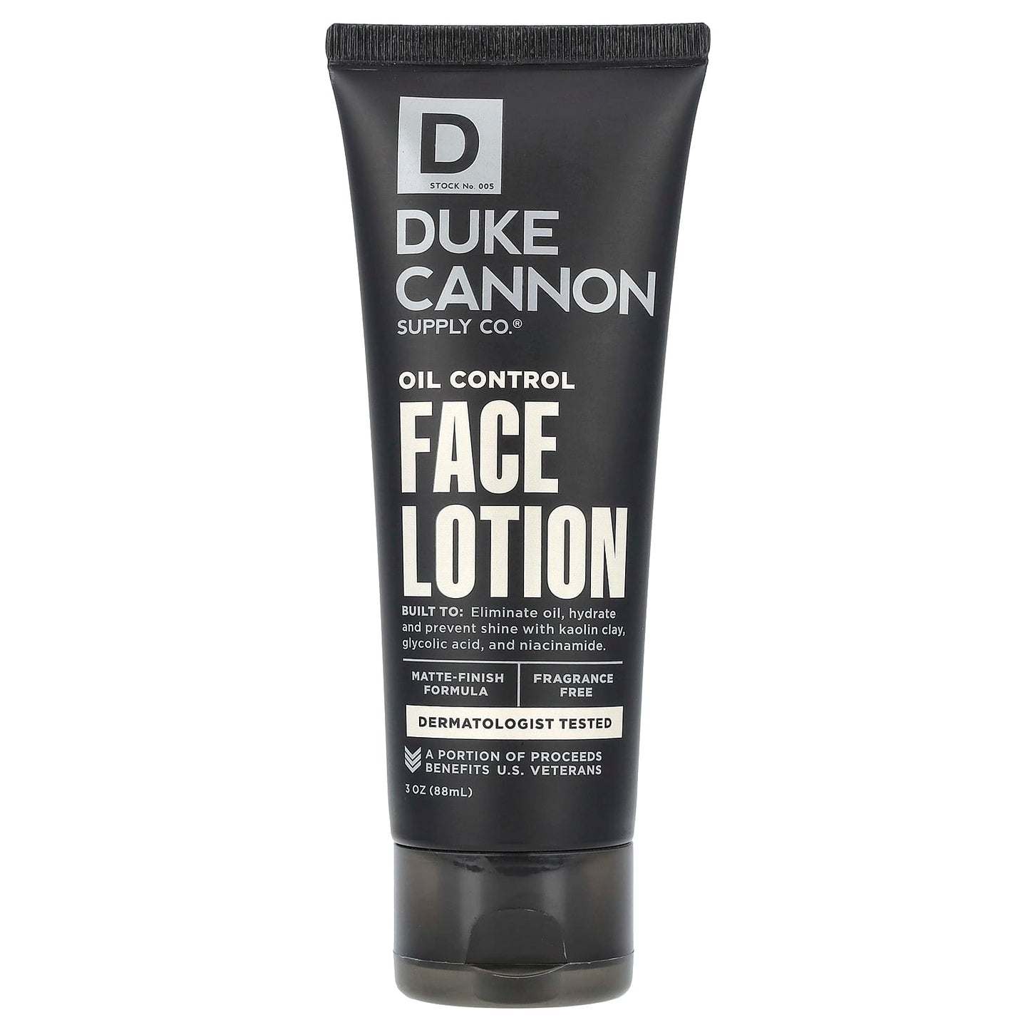 Fragrance-Free Oil Control Face Lotion by Duke Cannon Supply Co. - Image 1