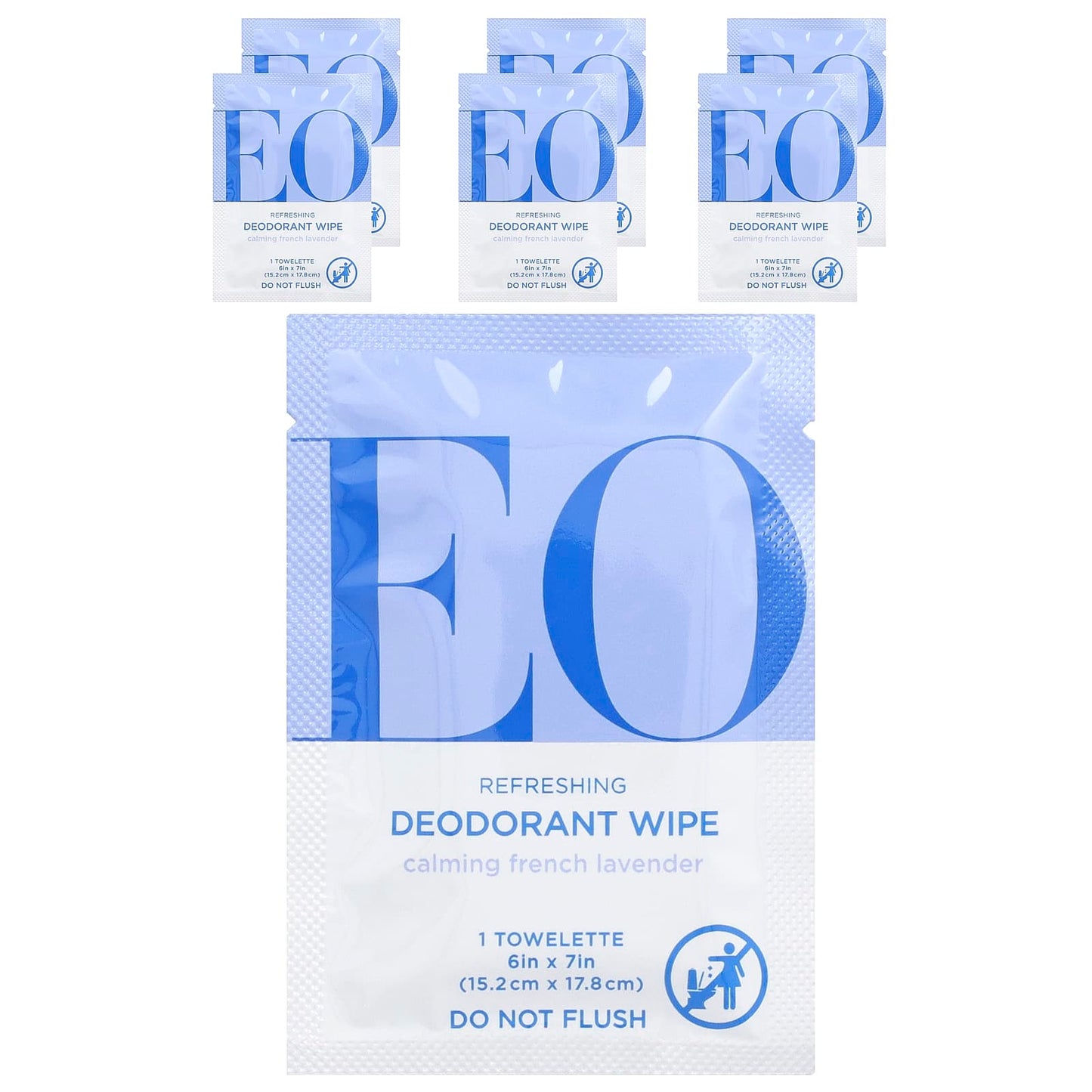 French Lavender Deodorant Wipes | Aluminum-Free & Cruelty-Free | EO Products - Image 1