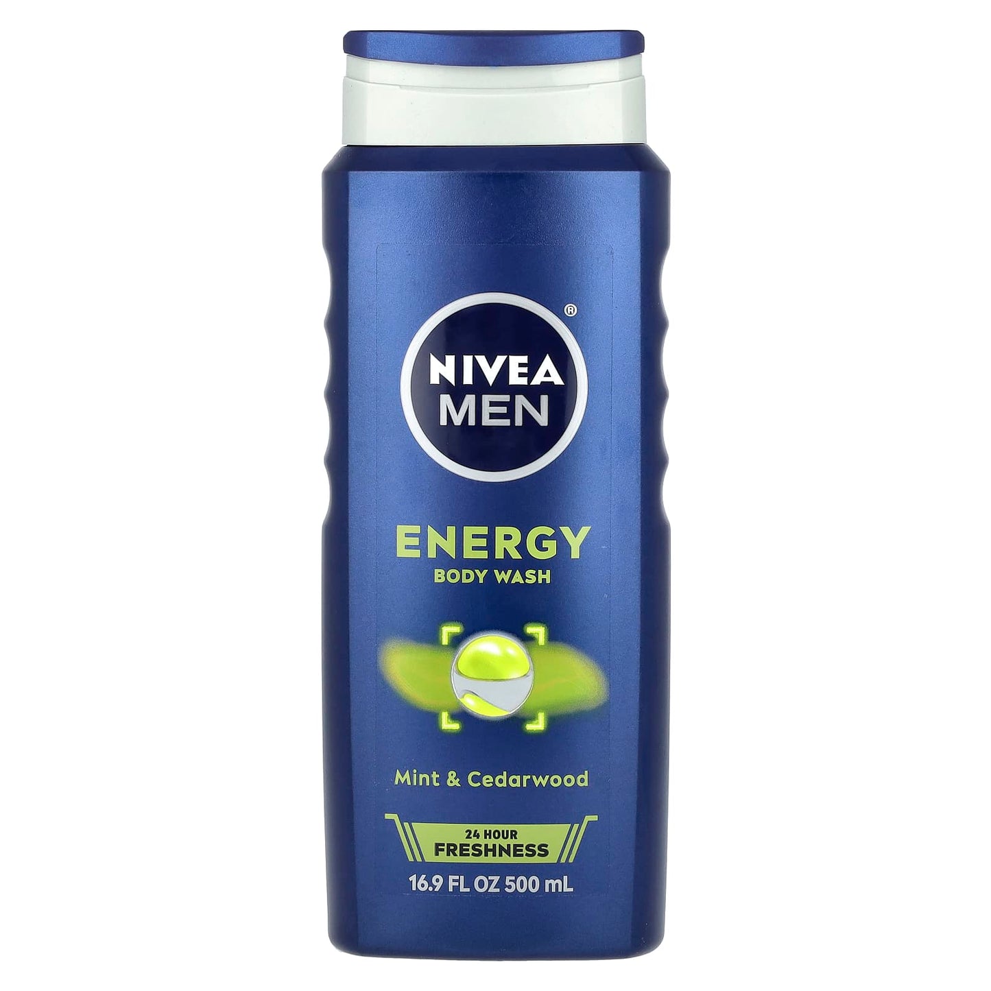 Nivea, Men, Energy Body Wash, Mint & Cedarwood, 16.9 fl oz (500 ml) - Image 1