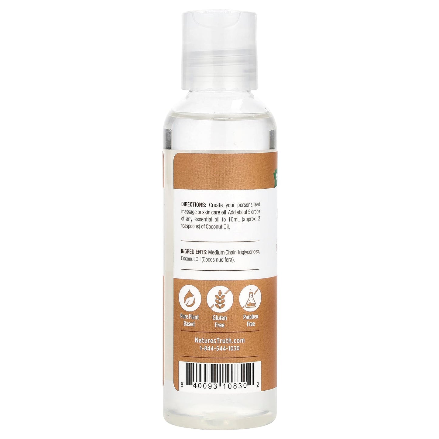 Nature's Truth, Skin Care Oil, Nourishing Coconut, 4 fl oz (118 ml) - Image 2