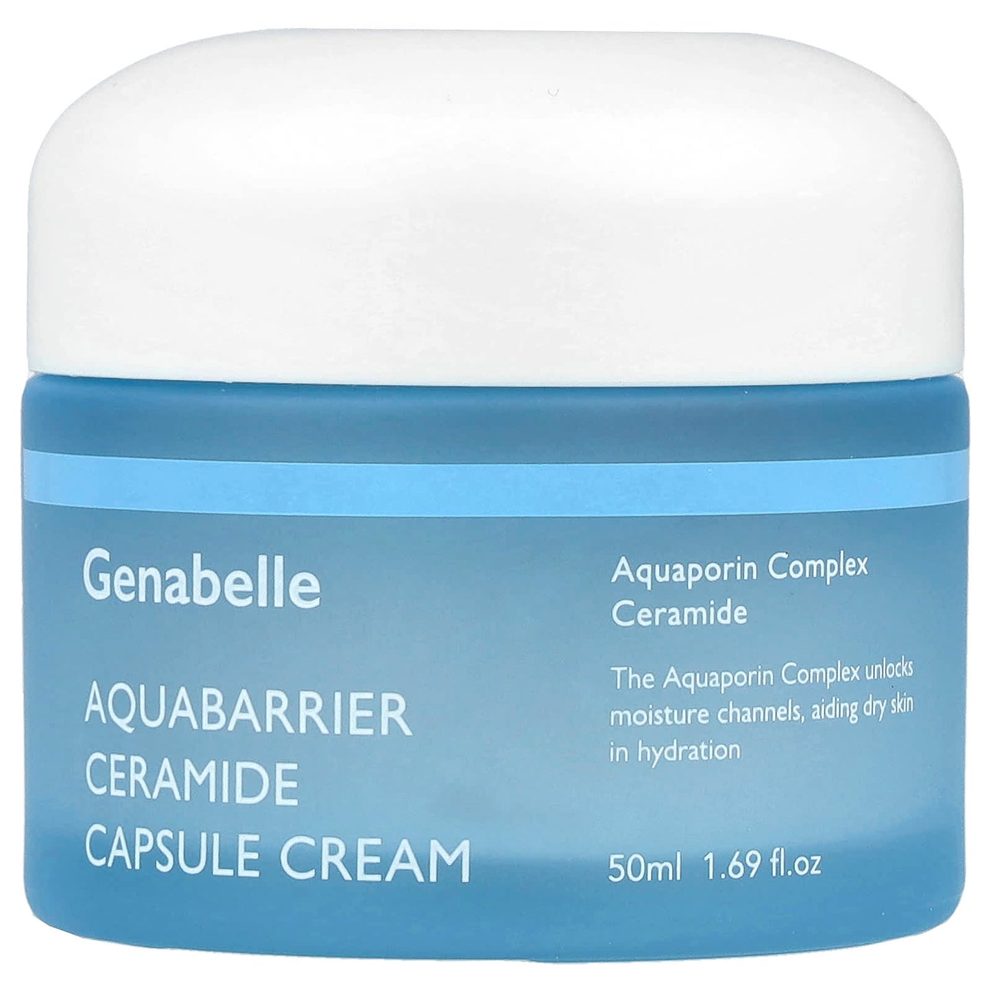 Genabelle Aquaporin Ceramide Moisturizing Cream 1.69 fl oz for Dry Skin - Image 1