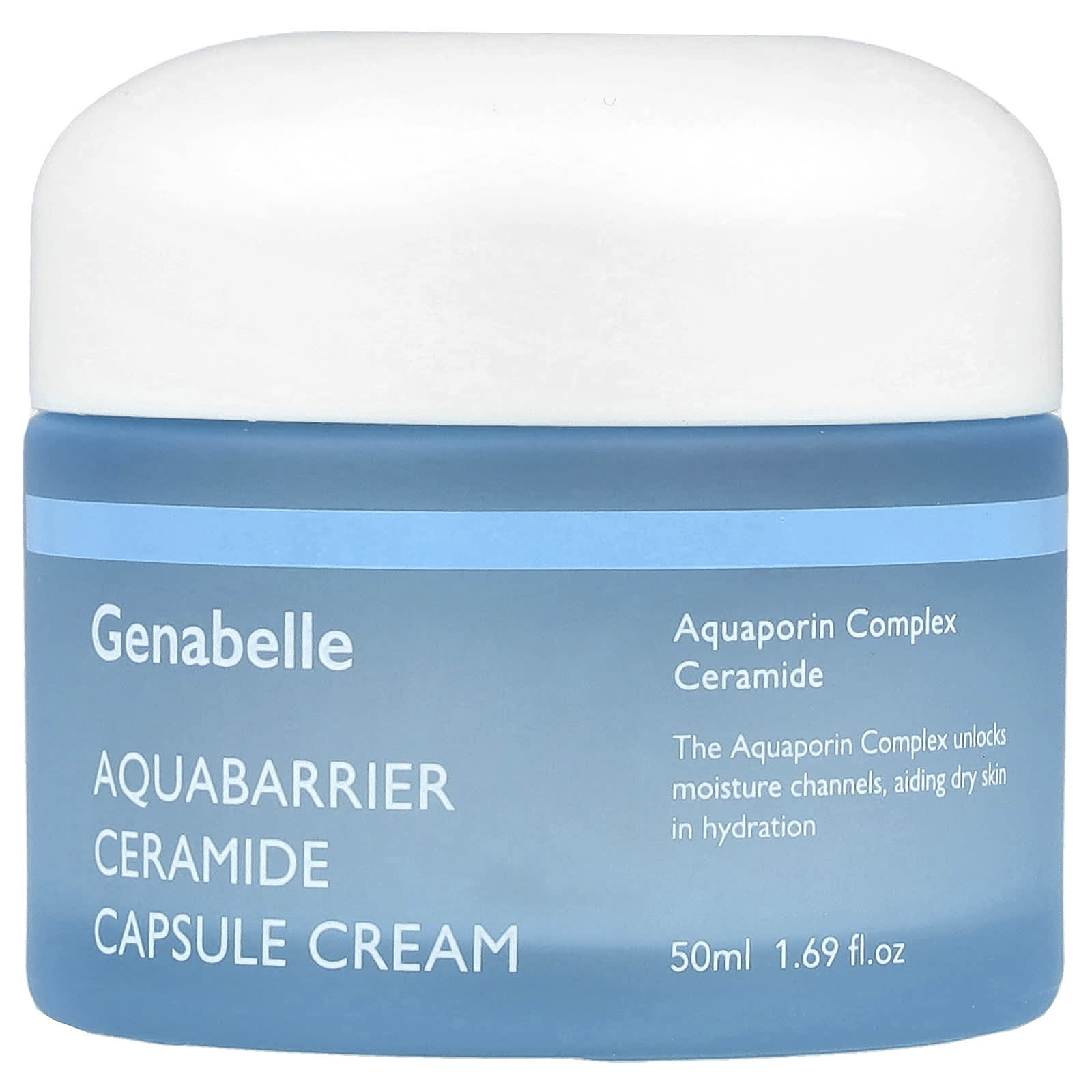 Genabelle Aquaporin Ceramide Moisturizing Cream 1.69 fl oz for Dry Skin - Image 1