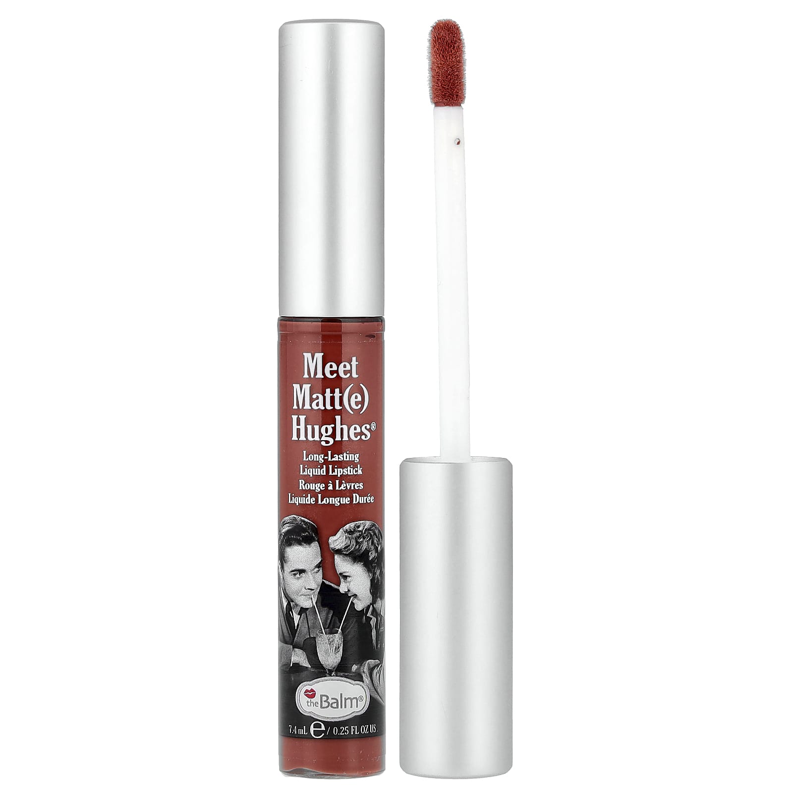 theBalm Cosmetics, Meet Matt(e) Hughes®, Long-Lasting Liquid Lipstick, Trustworthy, 0.25 fl oz (7.4 ml) - Image 1