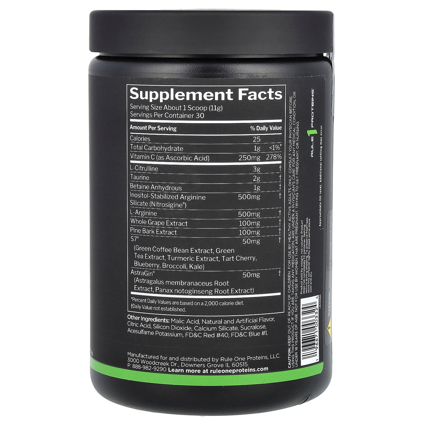 Rule One Proteins, Pump, Grape, 11.64 oz (330 g) - Image 2