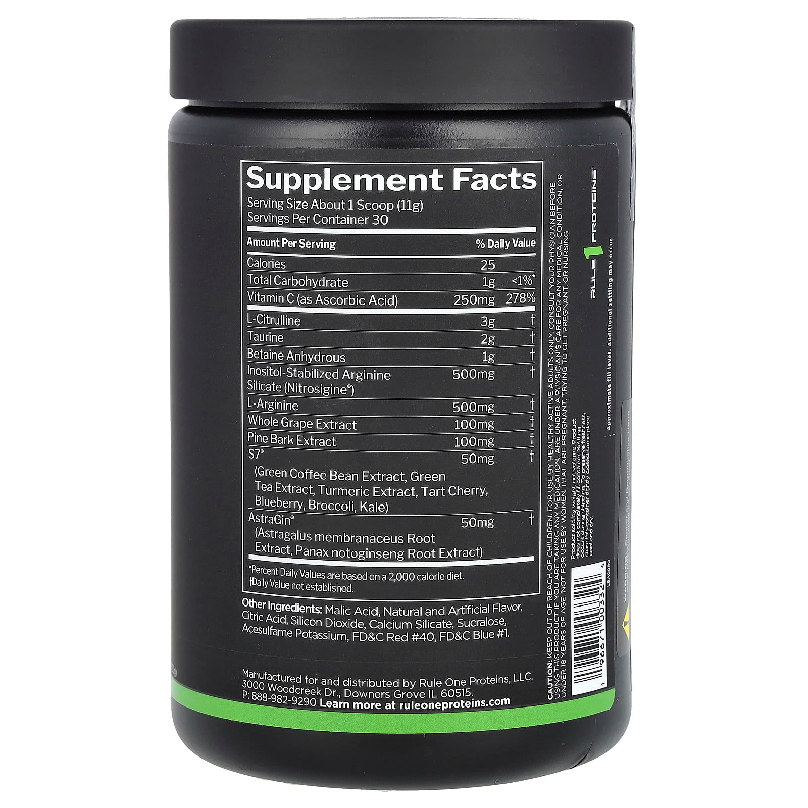 Rule One Proteins, Pump, Grape, 11.64 oz (330 g) - Image 2