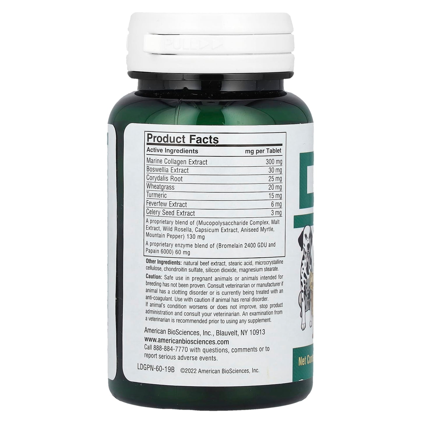 DGP Joint Mobility & Flexibility for Pets - 60 Chewable Tablets - Image 2