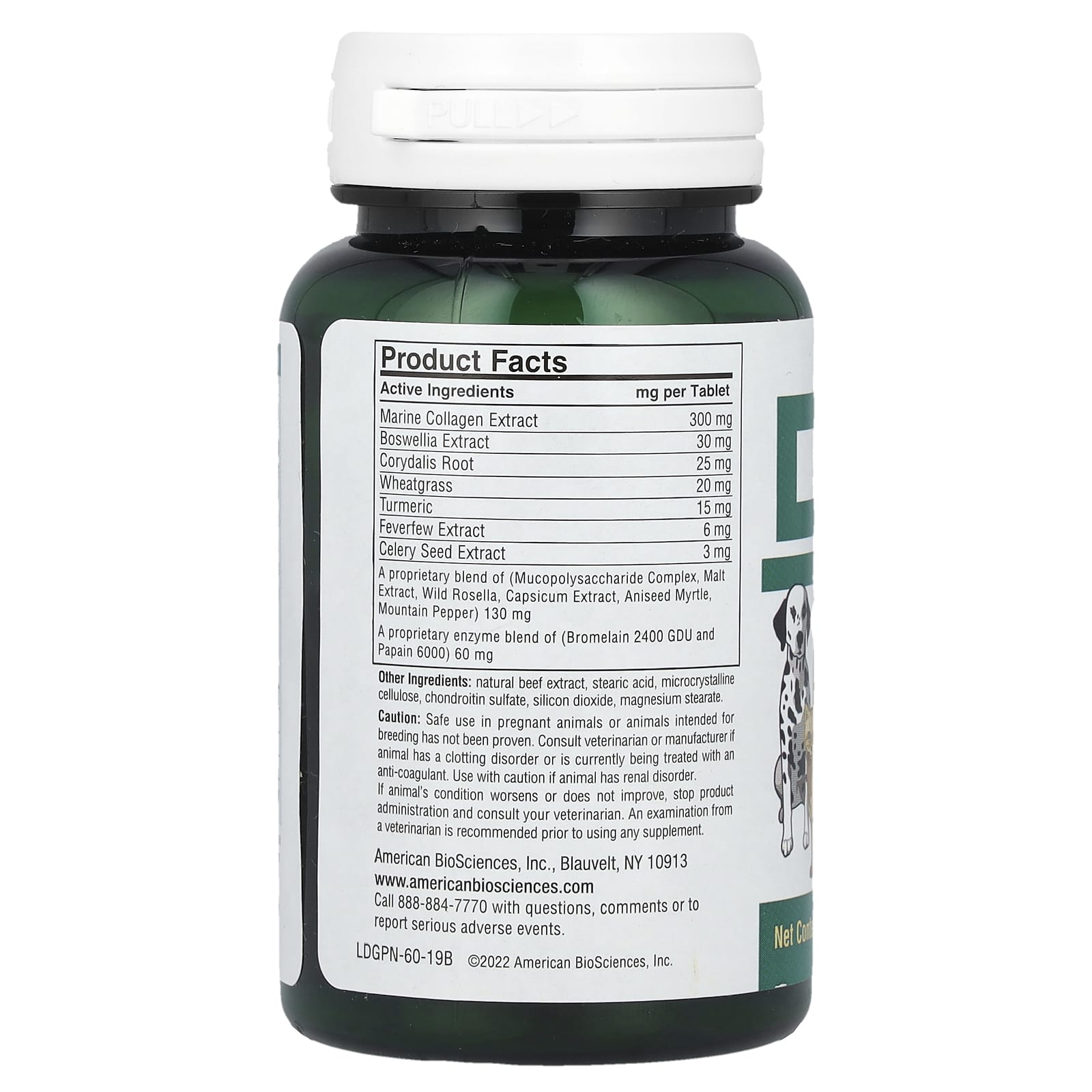 DGP Joint Mobility & Flexibility for Pets - 60 Chewable Tablets - Image 2