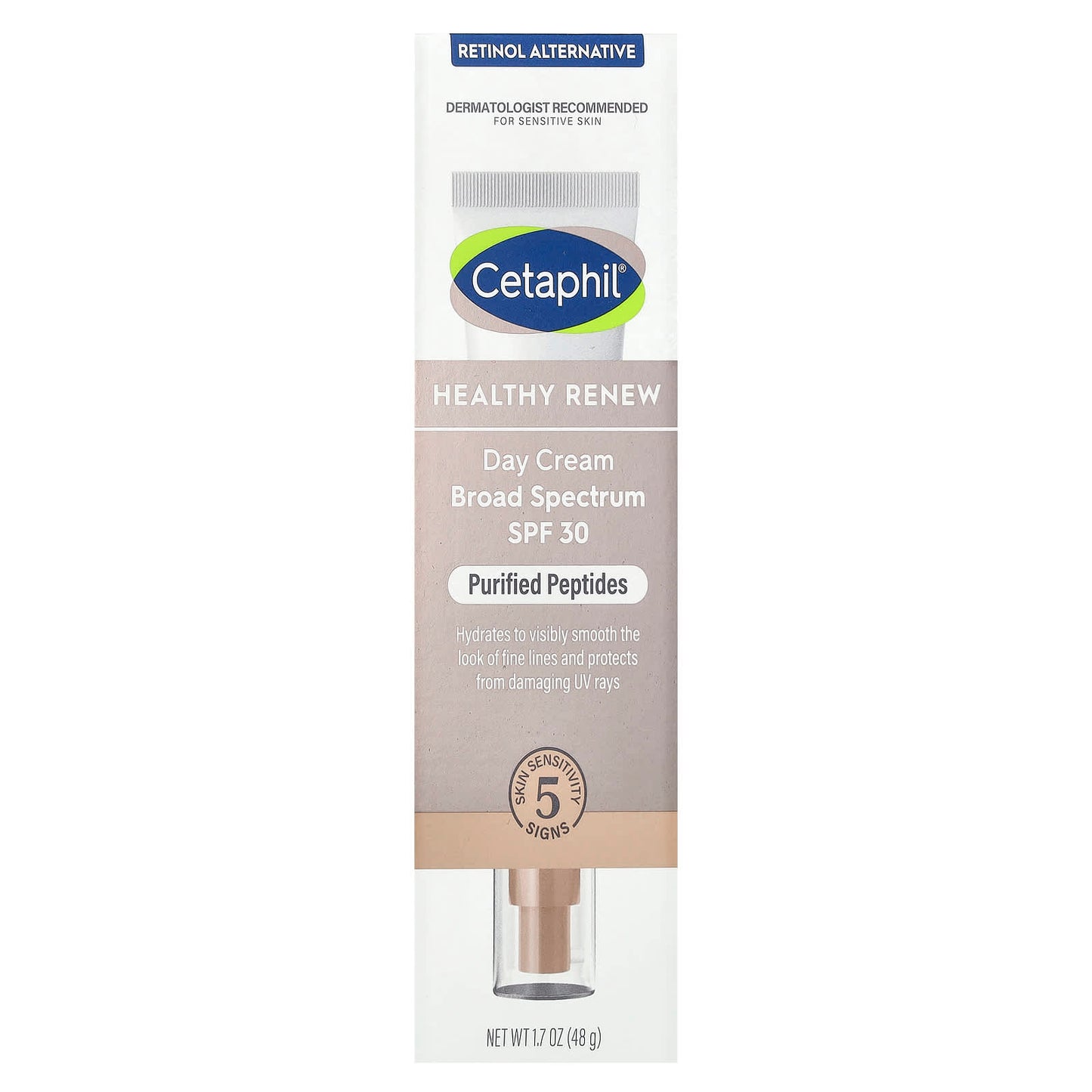Cetaphil Healthy Renew Day Cream, SPF 30, Fragrance Free, 1.7 oz - Image 2