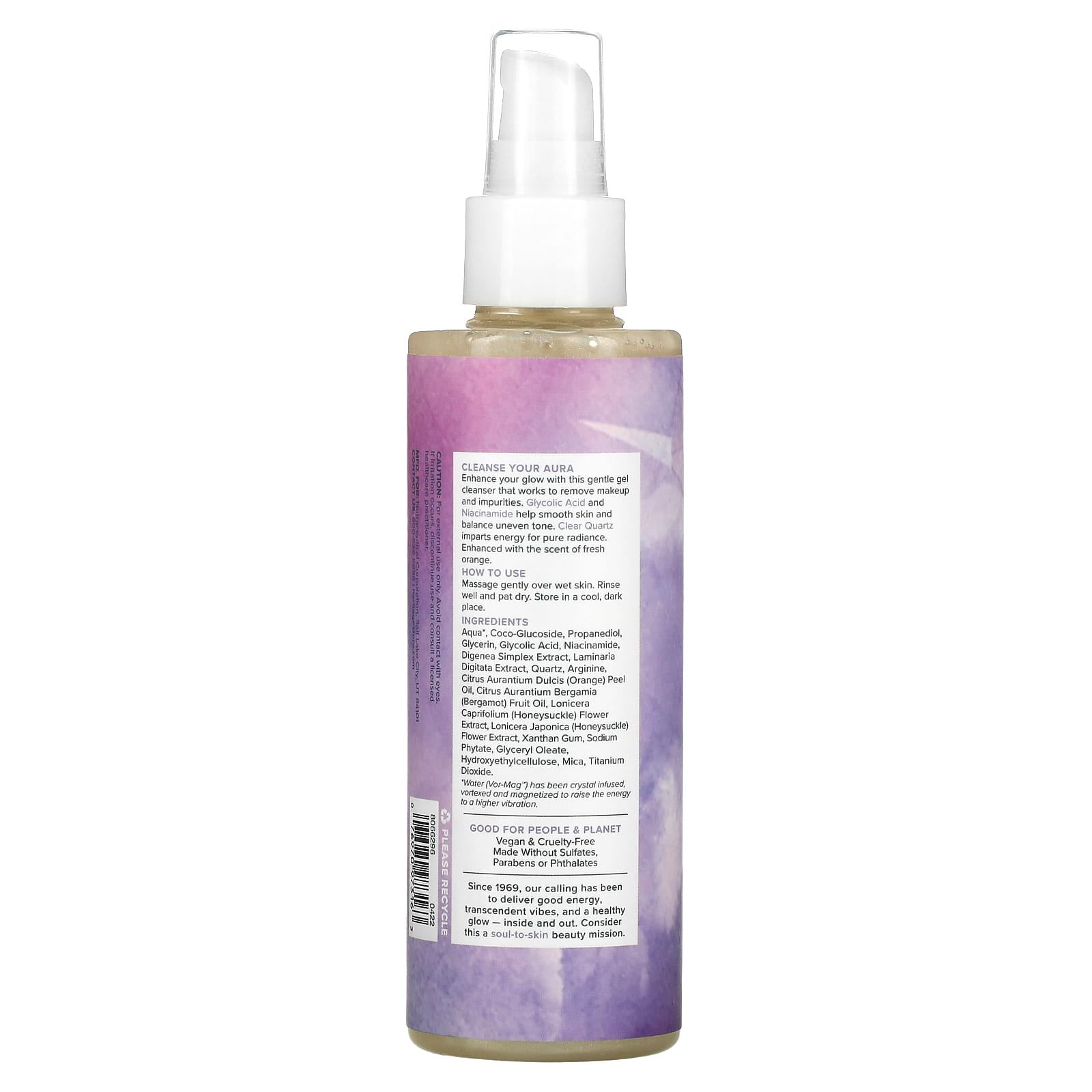 Glowing Skin with Heritage Store Aura Gel Cleanser - Image 2