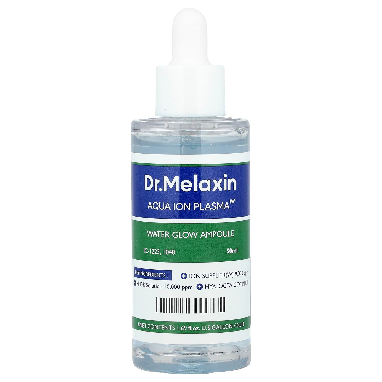 Dr.Melaxin Aqua Ion Plasma Water Glow Ampoule, 50ml, Hydrating Facial Serum - Image 1