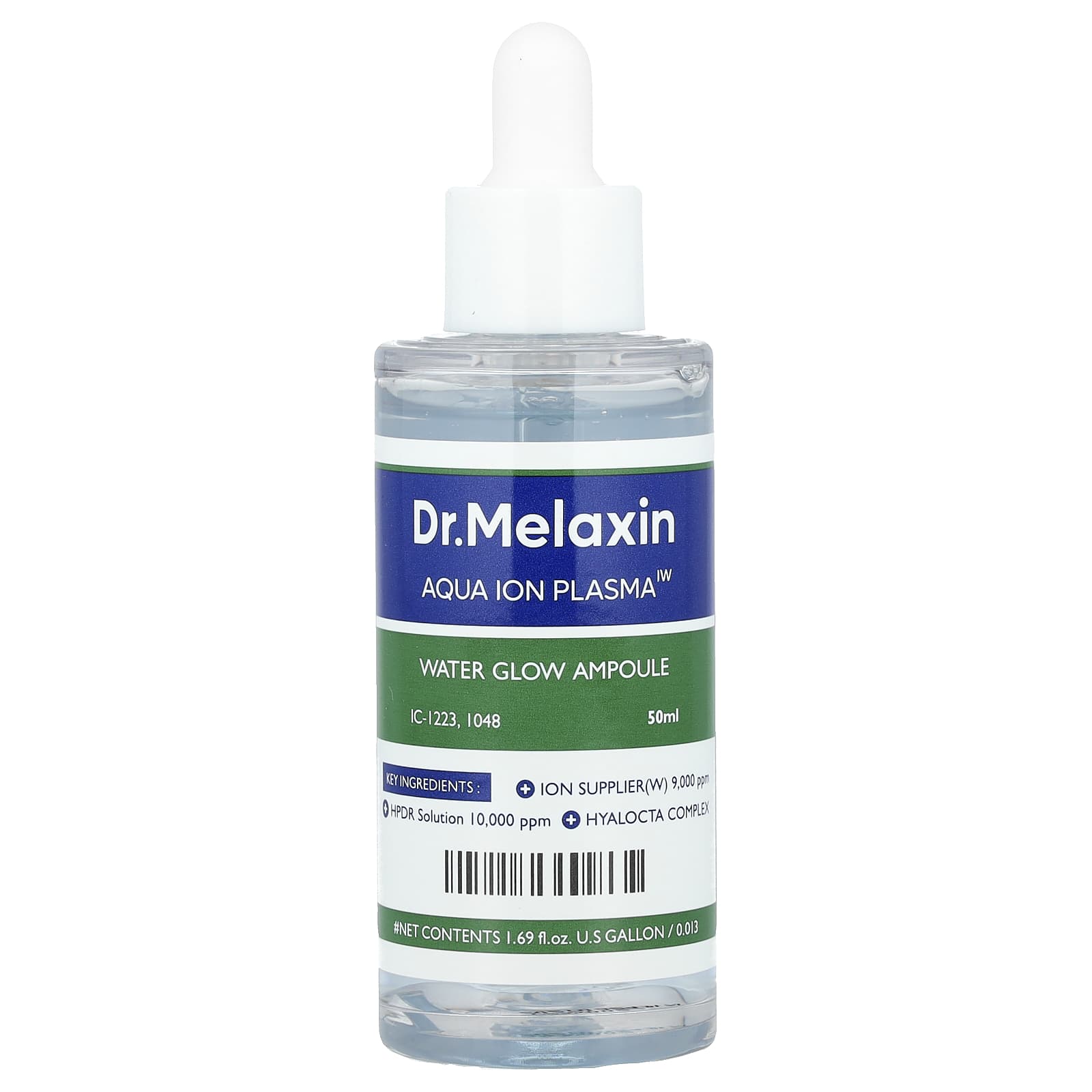Dr.Melaxin Aqua Ion Plasma Water Glow Ampoule, 50ml, Hydrating Facial Serum - Image 1