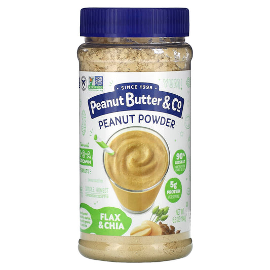 Peanut Butter & Co., Peanut Powder, Flax & Chia, 6.5 oz (184 g) - Image 1