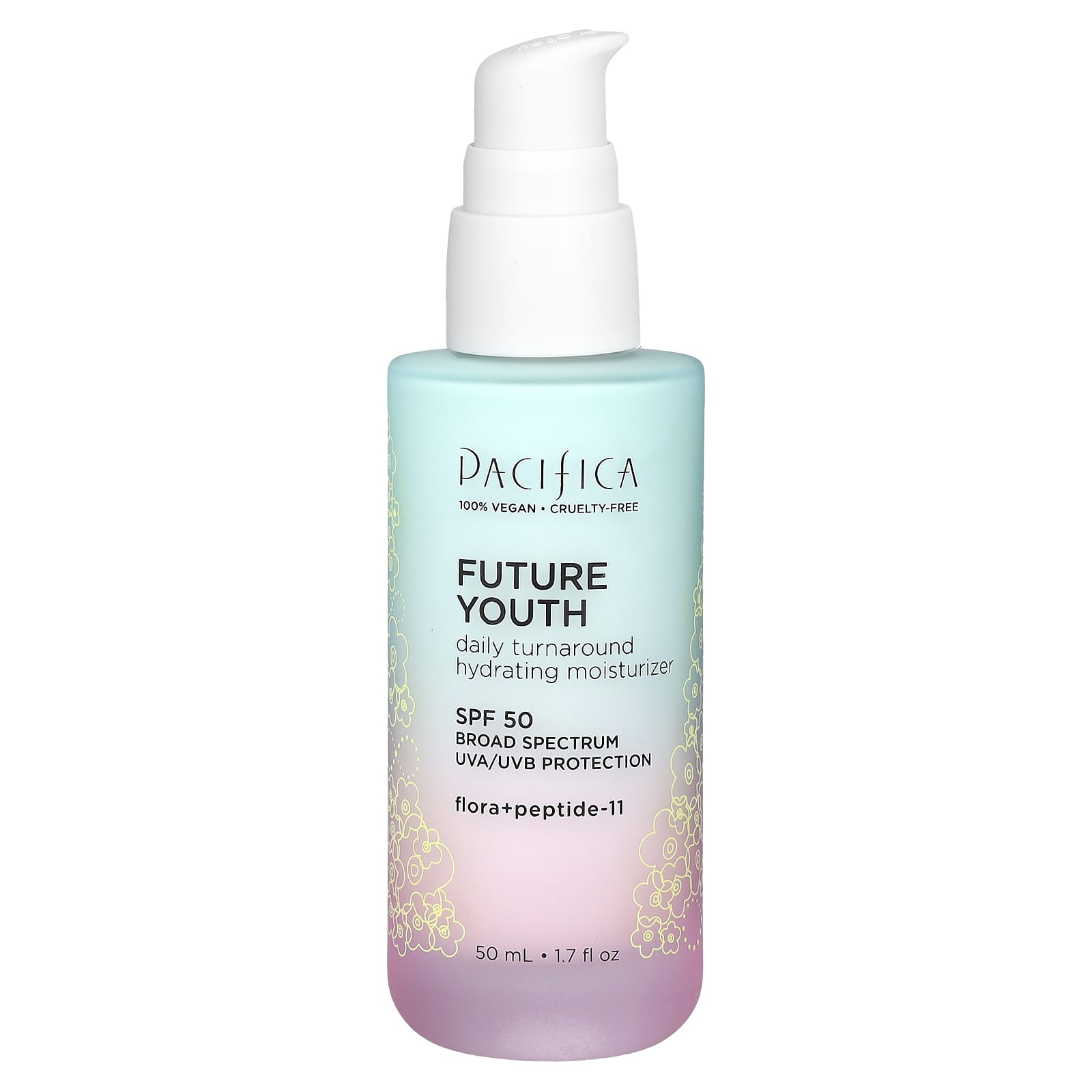 Pacifica, Future Youth, Daily Turnaround Hydrating Moisturizer, SPF 50, 1.7 fl oz (50 ml) - Image 1