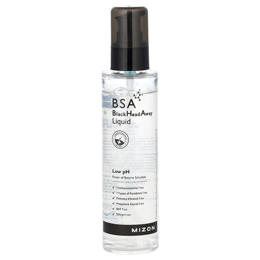 Mizon, Skin Renewal Program, BSA Black Head Away Liquid , 3.38 oz (110 g) - Image 1